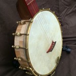 Banjo #011Curly Maple, Black Walnut, Black Locust, Padauk Banjo 011 left pot