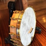 Banjo #013 Curly Maple / Black Walnut / Jatoba banjo 013 left front pot